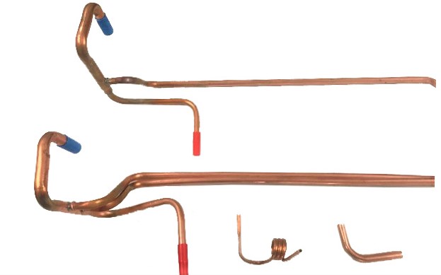 Bent Copper Pipes