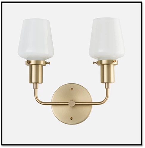 Brass Tubing Lighting Fixture